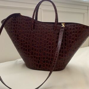 Little Liffner Croc Embossed Tote